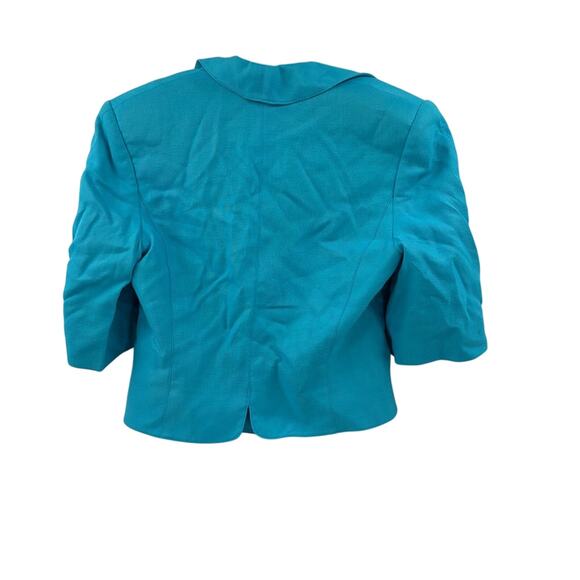 Louis Féraid light blue cropped jacket with goldtone buttons - Picture 6 of 8